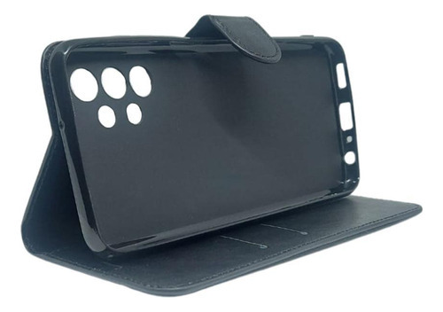 Funda tipo cartera para Samsung A13 4g, color de la funda: negro