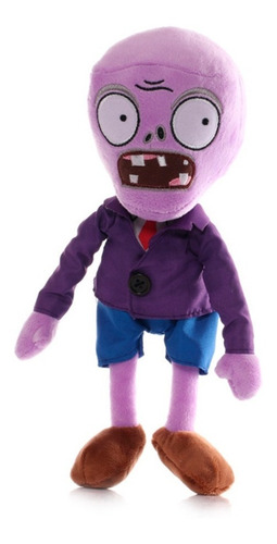 Peluche Diseño  Plantas Vs Zombies Pp-492 Morado Para Niños