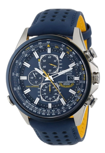 Relógio Citizen At8020-03l At8030 Blue Angels Eco-drive