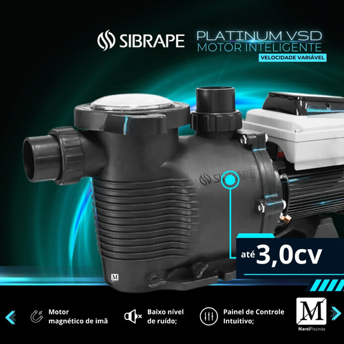 Sibrape Platinum Vsd Motor Inteligente Com Potencia Variável