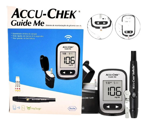 Aparelho Accuchek Guide Me Medidor De Diabetes