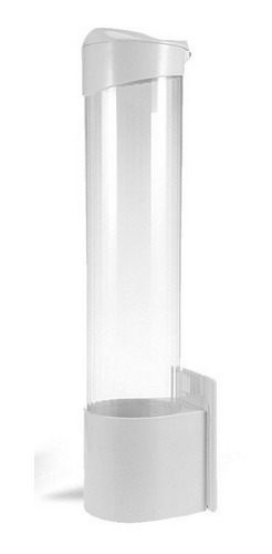 Dispensador Vertical De Vasos -blanco/transparente