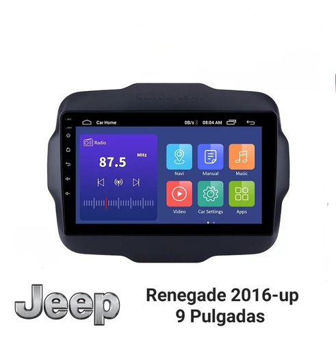 Radio 9  Jeep Renegade, Apple Carplay Y Android Auto 