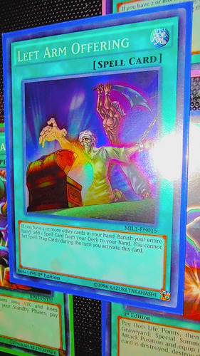Yugioh! Left Arm Offering Super Rare Mil1-en015 1st Edition (Usado)
