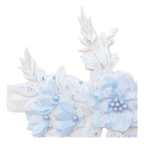 2 Pçs Liga De Casamento Liga De Noiva Senhora Azul