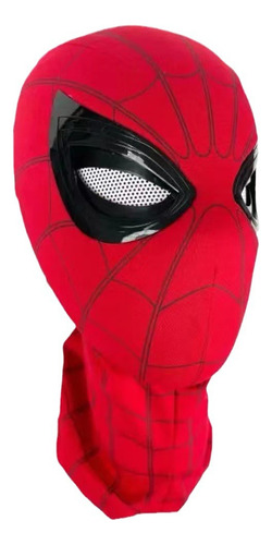 Máscara Eléctrica Táctil Roja De Spiderman