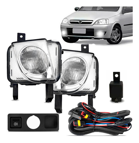 Imagem 1 de 5 de Kit Farol De Milha Montana 2009 2010 Auxiliar Neblina
