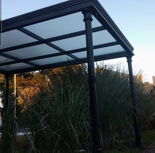 Pergola De Hierro Y Vidrio