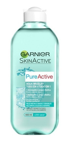 Agua Micelar Garnier® Pure Active X 400ml