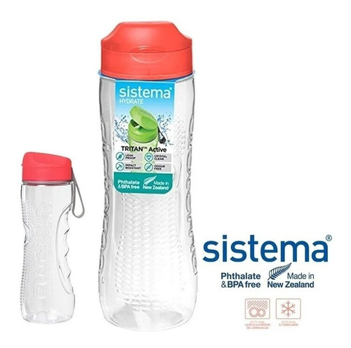 Botella Tritan Active 800ml (640) Nsb800ta Salmon E.normal