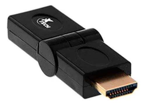  Adaptador para monitor de video digital con ángulo ajustable de hasta 170° de 1 HDMI macho a 1 HDMI hembra Xtech XTC-347 negro de 0m