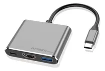 Comprar Hub 3 En 1 Tipo C Usb - Usb 3.0 5gbps  Hdmi 4k