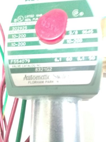 Valvula Selenoide Asco 3 / 2 Vias Bovina 110 V 50/60