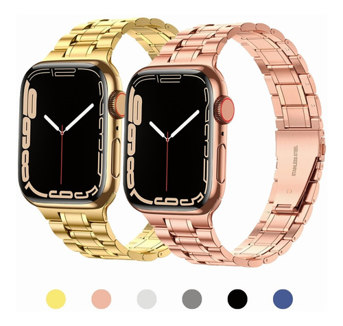 Correa De Acero Inoxidable Para Apple Watch Band 44 Mm 40 Mm