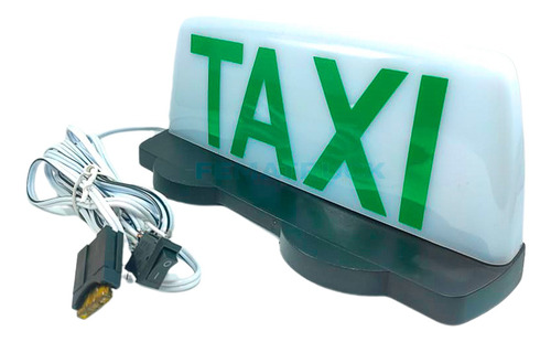 Luminoso Taxi 3 Led C/ Imã E Cabo 4mts Fácil Instalação 12v