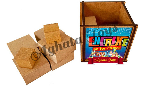 Brinquedo Desafio Quebra Cabeça Enigma Encaixe Se For Capaz