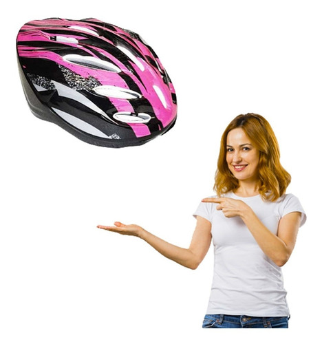 Oferta Casco De Adulto Bicicleta Regulable Con Ventilación