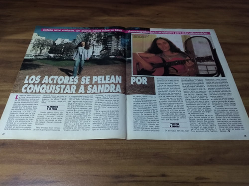 (ak431) Sandra Mihanovich * Clippings Revista 2 Pgs * 1985