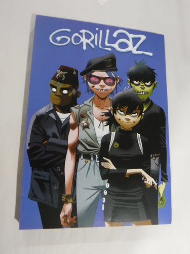 Cuadro Poli-oleo Gorillaz-rock