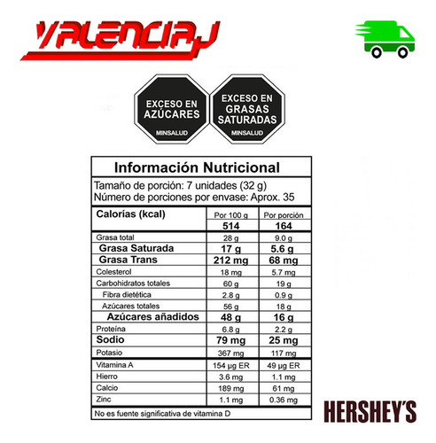 Chocolates Hersheys Kisses 1.12k Bolsa Navideña