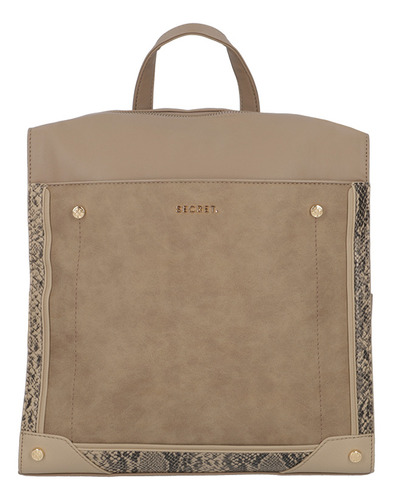 Mochila Secret Melrose Fw24 Beige L