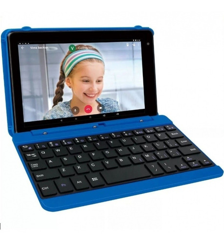 Tablet Rca Voyager Quadcore 1gb 16gb 7'' Con Teclado Azul