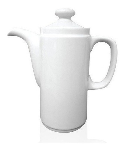 Cafetera Blanca Bazar Vajilla Porcelana Tsuji 450 C/sello