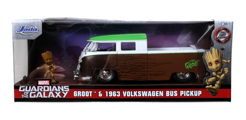 Volkswagen Bus 1963 Escala 1:24  Con Figura De Groot  Jada