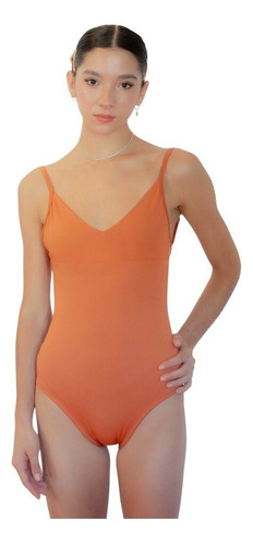 Malla Torso Lycra Danza Ballet Bailarina Magix Naranja Fly