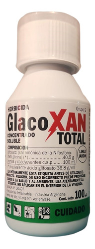  Herbicida Total Mata Malezas Yuyos Glacoxan Liquido 100cc