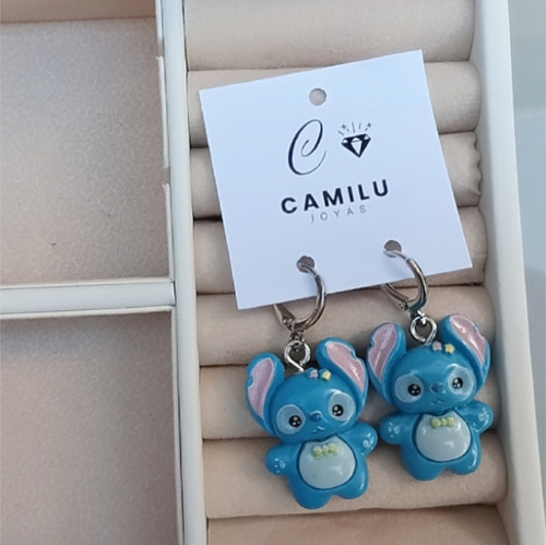 Aros Kawaii Stich Moñito