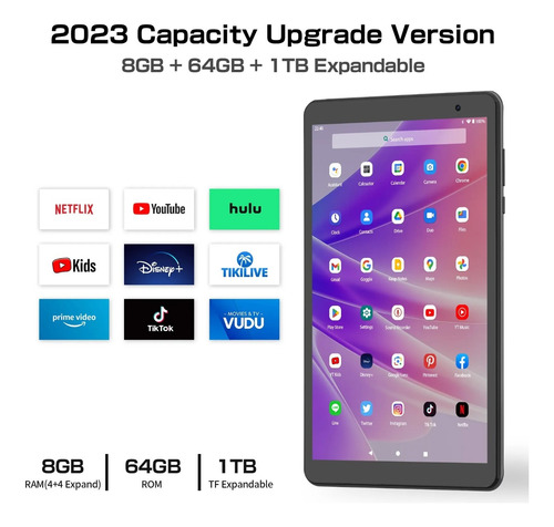 Tablet 8 Polegadas Pritom Mod. L8 64gb/4gb Android 13