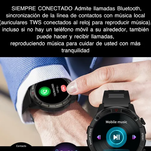 Nuevo Smartwatch Musica Local Llamadas Contesta Whatsapp