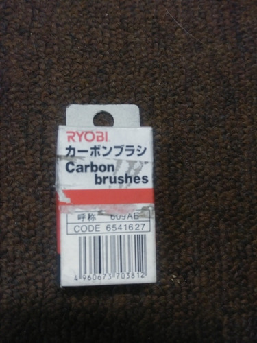 Carbon  Ryobi Modelo 609ae Codigo 6541627 Mayor Y Detal