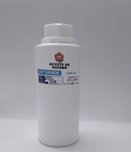 Aceite De Ricino, Castor Oil  Cold Press Organico-  - 1 Lt