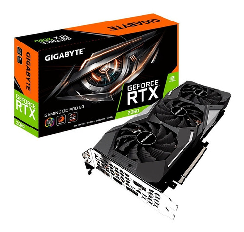 Placa De Video Gigabyte 6gb Rtx 2060 Gaming Oc Pro 6gd Pce