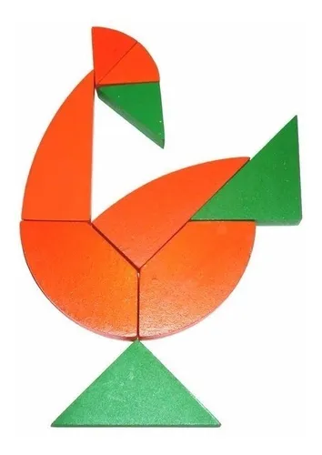 comprar Tangram Avegram Huevo Mágico Juego De Ingenio Madera Didácti