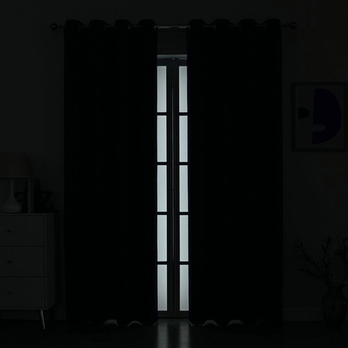 Cortina Blackout 1 Pieza 132x214cm Cortinas Decorativas