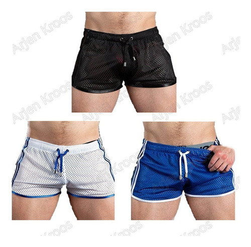 Gimnasio Short, Pantalones Cortos Deportivos 3 Pzs