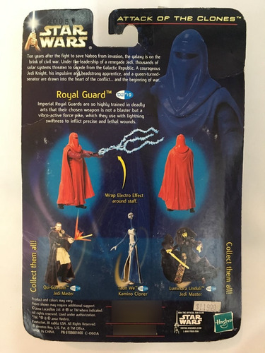 Royal Guard Coruscant Security Star Wars Saga Aotc 2002 (Usado)