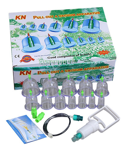 Kit Set 12 Ventosas Terapeuticas Desintoxicacion Neumaticas