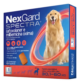 Nexgard Spectra para cães de 30 à 60kg 1 comprimido