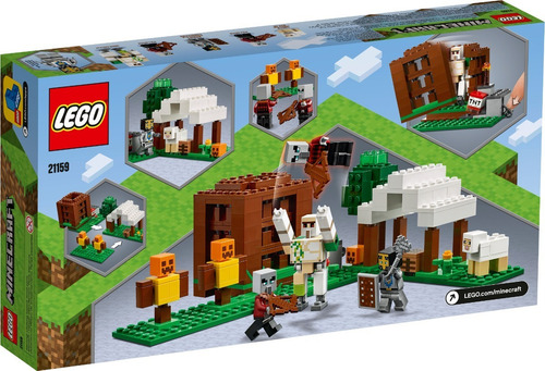 Lego Minecraft 21159 El Puesto De Saqueadores 303 Piezas