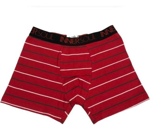 Boxer Algodon Y Lycra Rayado Inner Soul 4240