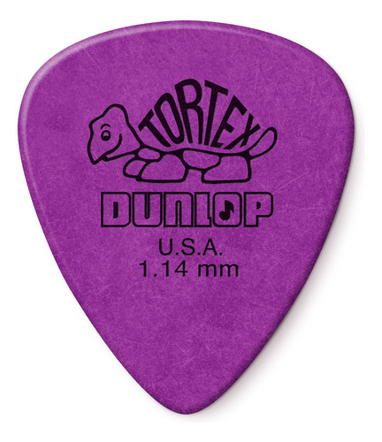Palheta Dunlop Guitarra Violão Americana Tortex 1,14mm Usa