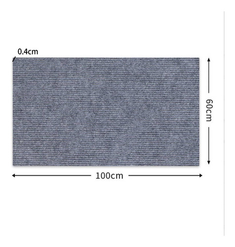 Alfombrilla Para Rascar Gatos Autopegada, De Gris Claro