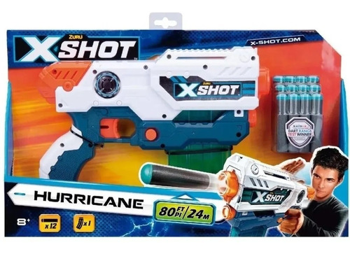 Pistola Lanza Dardos Zuru X-shot Excel Hurricane 24mts