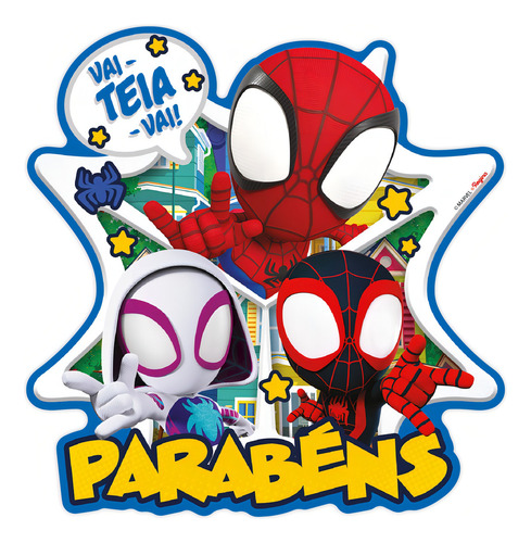Topo - Decoración para tartas - Spidey y sus amigos
