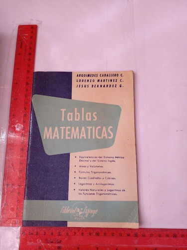 Tablas Matematicas Arquimides Caballero C