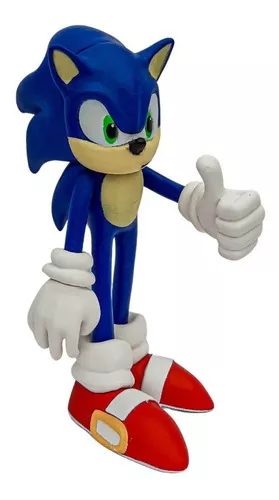 Boneco Sonic, personagem Sonic vídeo game, boneco jogo Sonic